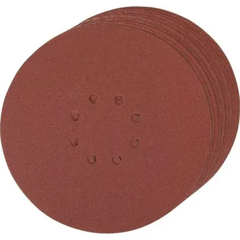 Brusný papír Brusný papír děrovaný Ø 225 mm, Silverline (10 ks) - P150