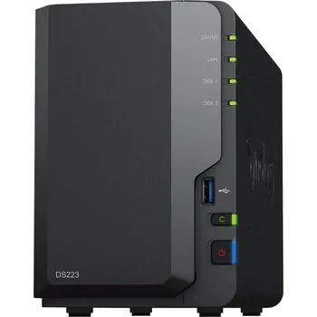 Počítač Synology DS223 2x SATA, 2GB RAM, 3x USB 3.2, 1x GbE
