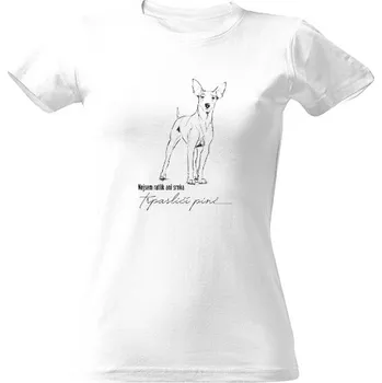 Dámské tričko Tričko s potiskem Nejsem ratlík ani srnka dámské