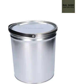 Lak na dřevo Barva antikorozní polomatná na zinek 5 kg oceánově-modrá