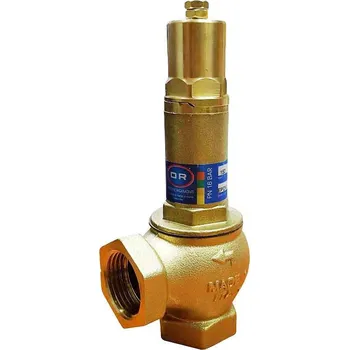 Ventil Officine Rigamonti OR 1832 1" Průmyslový přetlakový ventil, nastavitelný 0,5 - 10BAR, 150°C 1832 DN 25