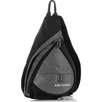 Městský batoh Bag Street Sportovní nepromokavý batoh na jedno rameno šedá