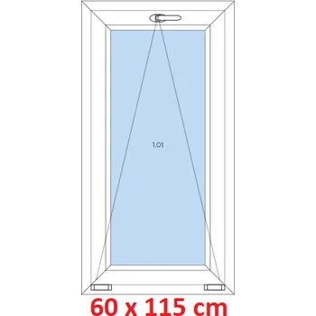 Okno Soft Plastové okno 60x115 cm, sklopné