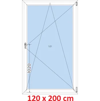 Okno Soft Plastové okno 120x200 cm, otevíravé a sklopné
