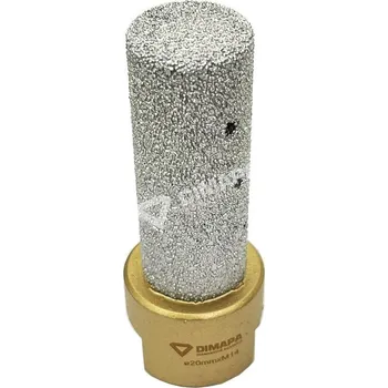 Příslušenství k frézce Diamantová fréza kulatá 20mm M14 / rotační pilník DIMAPA