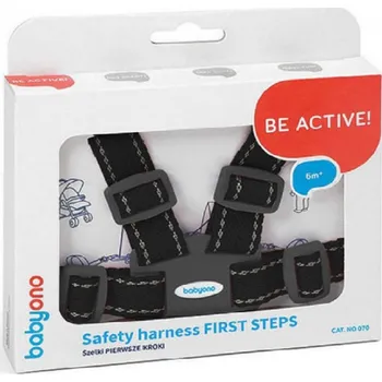 Kšíry pro dítě BabyOno Popruhy na dítě 2v1 černé