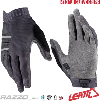 Chránič rukou Rukavice na kolo Leatt MTB 1.0 GripR Glove Stealth 2023 10 - L