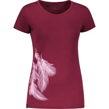 Dámské tričko Dámské triko ALTISPORT CARRYOVER ALW112/PUSTA VÍNOVÁ S