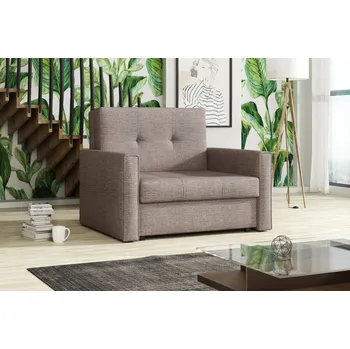 Obývací stěna FALCO Rozkládací křeslo Vivian Bis I béžovo-červená