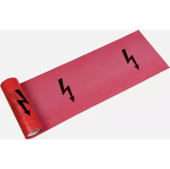 Páska výstražná BLESK, 220 mm / 50 my, 250 m červená
