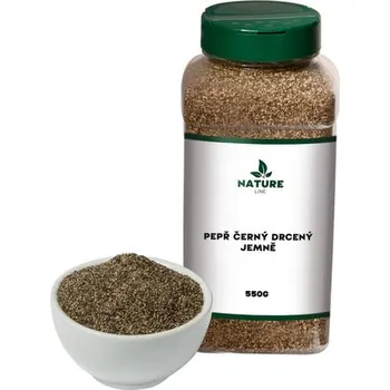 Koření Nature line Pepř černý drcený jemně 550g
