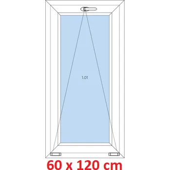 Okno Soft Plastové okno 60x120 cm, sklopné