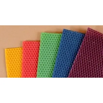 Výroba svíčky Včelí vosk sada 5 barev 21x37cm (Včelí vosk sada 5 barev 21x37cm)