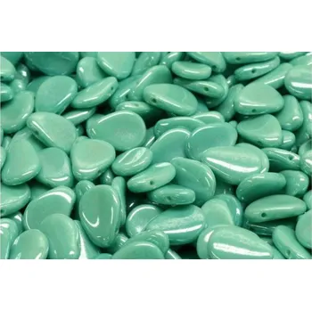 Korálek Lístek sasanky 8x11mm č. 34