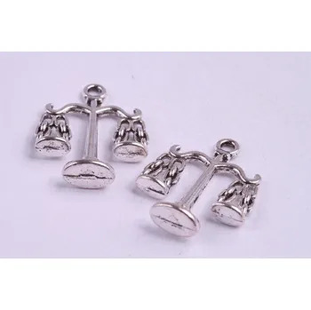 Korálek Kov 551 (22x18x2 mm)