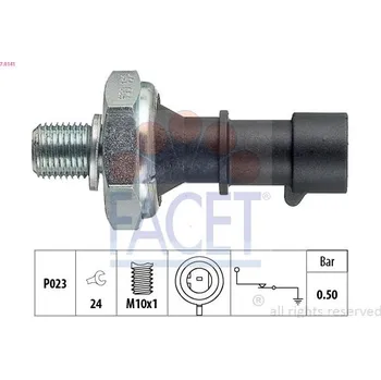 Auto-moto Olejový tlakový spínač FACET 7.0141