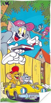 Carbotex Tom a Jerry dětská osuška 70 x 140 cm