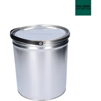 Lak na dřevo Barva antikorozní polomatná na zinek 5kg opálově -zelená