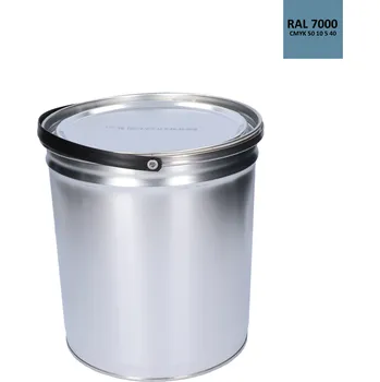 Lak na dřevo Barva antikorozní polomatná na zinek 5 kg veverčí-šedá