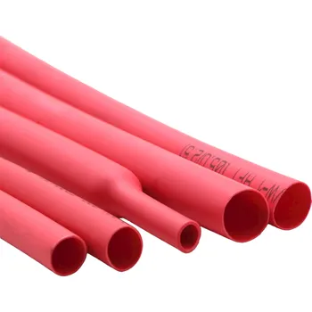 elektrický kabel Smršťovací bužírka 2:1, červená 1m 3,5 mm