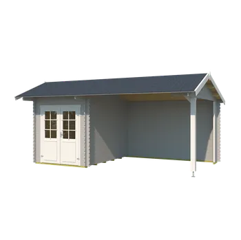 Zahradní domek Lasita Maja Zahradní domek KENZO 5,4 x 3 m, 15,6 m2, přírodní borovice/smrk