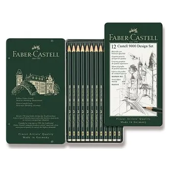 Grafitová tužka Sada tužek Faber-Castell 12ks v krabičce (Sada tužek Faber-Castell 12ks v krabičce)