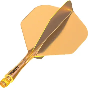 Winmau Fusion oranžové, standardní letky a střední násadky