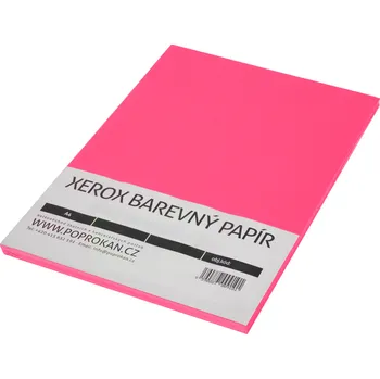 Kancelářský papír Barevný kancelářský papír neon růžová A4 80g