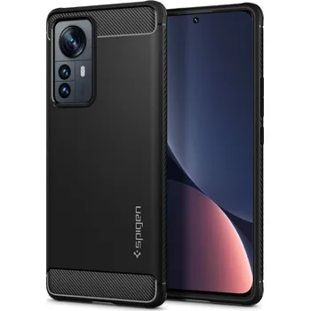 Náhradní díl pro mobilní telefon Kryt Spigen Rugged Armor Xiaomi 12 Pro matte black