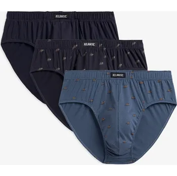 Slipy Kalhotky Atlantic 3MP-167 A'3 M-2XL tmavě modrá M
