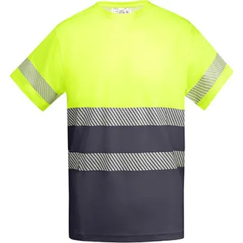 Pánské tričko Roly Tauri Pánské reflexní triko HV9317 Lead 23-Fluor Yellow 221 M