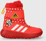 Dětské sněhule adidas Winterplay Minnie C červená barva IG7188, EUR 28