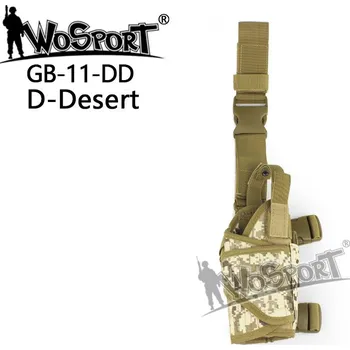 Wosport Taktické stehenní pouzdro Tornado, Digital Desert