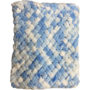 Dětská deka TAMMY MADE Háčkovaná deka dětská Barva: Fialová