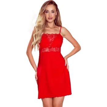 Dámské noční prádlo Noční košile Rossane - ELDAR Červená S