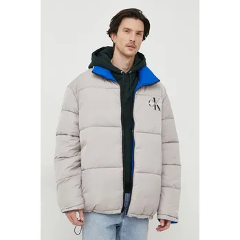 Oboustranná bunda Calvin Klein Jeans J30J324438 modrá 55X, vel. S