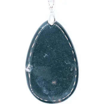 Milujeme Kameny Achát mechový - tromlovaný kámen - přívěsek MCHP11 411884