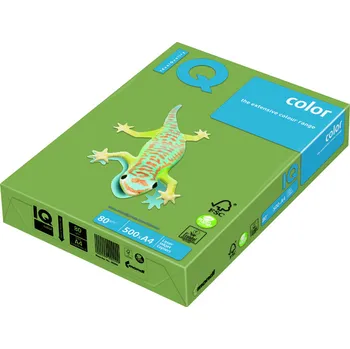 Barevný papír IQ COLOR intenzivní A4 160 g 250listů Olivově zelená LG46