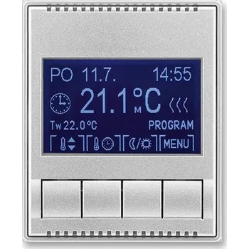 ABB TIME / TIME ARBO Termostat univerzální programovatelný (ovl. jednotka), titanová