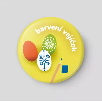 Magnetická kreslící tabulka Barvení vajíček - plánovací magnetka