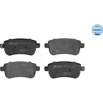 Brzdový systém Sada brzdových destiček, kotoučová brzda MEYLE 025 248 2015