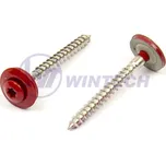 Klemp.šroub + EPDM, RAL 3011 4,5 x 35 A2 Balení: 200 ks SIBAK45035AH4K