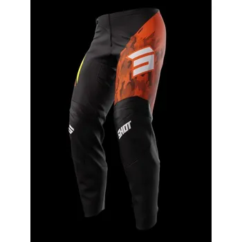 Moto kalhoty Shot dětské kalhoty Matrix (oranžové)