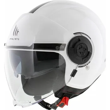 Helma na motorku MT Helmets přilba MT Viale SV S bílá lesklá XS