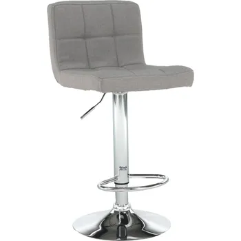 Barová židle Barová židle KANDY NEW látka taupe šedo-hnědá, chrom