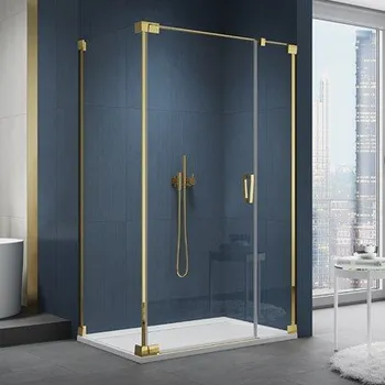 SanSwiss Cadura 100 cm jednokřídlé dveře - zlatý/sklo Screen CA31CG1001287