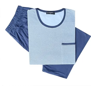 Pánské pyžamo n-feel Pánské bavlněné pyžamo krátký rukáv - AH346.O Barva: Tyrkysová, Velikost: M