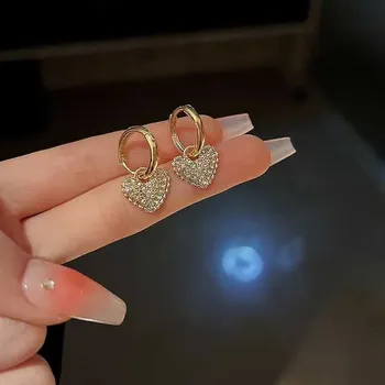 Náušnice Stylové náušnice s motivem srdce - 10