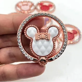 Držák na telefon | kroužek na mobil na prst - motiv Mickey a Minnie - 1215255002