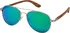 Sluneční brýle Meatfly Aviator 124849 zelené